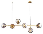 Luster na lanku 6xE27/10W/230V zlatá