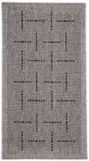 Devos Caby (DC Carpets), Kusový koberec FLOORLUX Silver / Black 20008 Spoltex – na von aj na doma, 120x170, šedá, chodba / predsieň