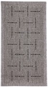 Kusový koberec FLOORLUX Silver / Black 20008 Spoltex – na von aj na doma, 120x170, šedá, chodba / predsieň, Devos Caby (DC Carpets)