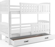 Poschodová posteľ KUBO 200x90 | biela