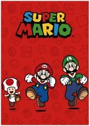 Fleecová deka Super Mario & Luigi & Toad - 100 x 140 cm