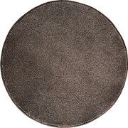 Vopi, Kusový koberec Laguna LUX čokoláda kruh, 57x57 (priemer) kruh, hnedá, obývacia izba