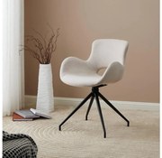 Eglo 424706 - Jedálenská stolička BULACAN 82x58 cm krémová/čierna