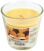 Vonná sviečka v skle ORANGE 7,5 cm oranžová