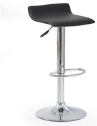 Barová stolička Spring, čierna / strieborná