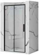 Sprchové dvere MAXMAX Rea RAPID slide 120 cm - čierne