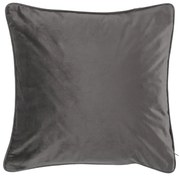 Tmavosivý vankúš Tiseco Home Studio Velvety, 45 x 45 cm