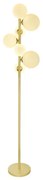 Brilagi - LED Stojacia lampa MILLA 7xG9/3W/230V zlatá/biela