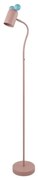 Svetlomodro-ružová stojacia lampa s kovovým tienidlom (výška 133,5 cm) Mouse – GTV