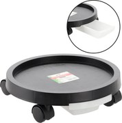 Podstavec pod kvetináč, okrúhly, na kolieskach, priemer 40 cm *7892