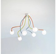 Ideal Lux - LED Flexibilný prisadený luster OCTOPUS 6xG9/3W/230V pestrofarebná