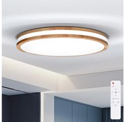 Brilagi - Stmievateľné LED svietidlo MOLINA LED/60W/230V 3000-6500K dub priemer 58 cm +DO