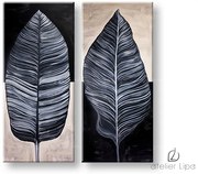 Autorská reprodukcia na plátne LISTY XOBDA044E2