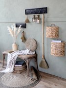 Prírodný závesný kôš z vodného hyacintu Baoli - 32*15*30cm