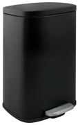 Spirella Spirella pedálový odpadkový kôš akira matná čierna oceľ soft-close 12 l 10.21563