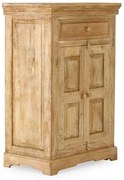 furniture-nabytek.cz - Masívna komoda z mangového dreva, lakovaná, prírodná farba – 75×46×114 cm
