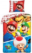 Bavlnené posteľné obliečky The Super Mario Bros Movie - 100% bavlna - 70 x 90 cm + 140 x 200 cm