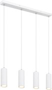 Globo 57911-4HW - Luster na lanku ROBBY 4xGU10/35W/230V biela