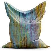 Sedací vak Classic drevená abstrakcia - detský, farebná