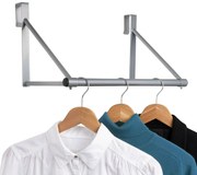 Orion Nastaviteľný, závesný, skladací vešiak na dvere s tyčou, 44 - 60 cm