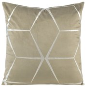 DEKORAČNÁ OBLIEČKA NA VANKÚŠ BLINK28 45X45 CM TMAVOBÉŽOVÁ