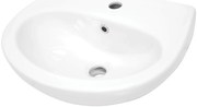 Deante Jasmin, nástenné umývadlo 518x403x186 mm, biela, DEA-CDJ_6U5W
