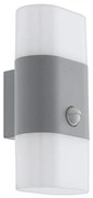 Eglo 97313 - LED Vonkajšie nástenné svietidlo so senzorom FAVRIA 1 2xLED/5,5W/230V