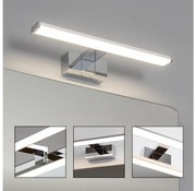 Brilagi - LED kúpeľňové osvetlenie zrkadla VESTRA LED/8W/230V 40 cm IP44 chróm FG-M1-C02-400-CHR
