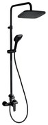 Novaservis - Sprchová sada s batériou METALIA ECO matná čierna