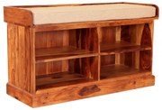 Botník Rami so sedakom 105x60x40 indický masív palisander Natural