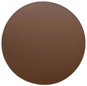 Okrúhle prestieranie, recyklovaná koža / hnedé