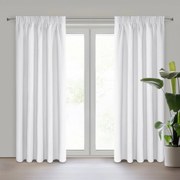 ZATEMŇOVACÍ ZÁVES NA PÁSKE LOGAN 135X270 CM BIELA