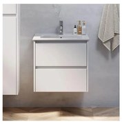 Kúpeľňová skrinka MOLDE s umývadlom, 60 cm, biela