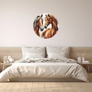 100x100cm Kone - textilná nálepka na stenu Veľkosť: 60 cm