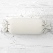 Biante Vankúš valec bonbon Rongo RG-011 Smotanový 15x40 cm