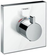 Hansgrohe ShowerSelect Glass, termostat HighFlow pod omietku, biela/chrómová, HAN-15734400