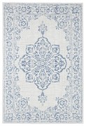Modro-krémový vonkajší koberec NORTHRUGS Tilos, 160 x 230 cm