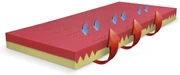 PROXIMA.store - Matrac BLOK DUO ROZMERY: 70x200, VÝŠKA: 17 cm, TYP POŤAHU: ATLANTIS s úpravou Frix a 3D ventilačnou mriežkou