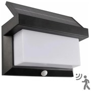 Polux LED Solárne nástenné svietidlo so senzorom TONY LED/3,7V 1800 mAh IP44 SA1949