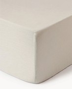 Elastická plachta na kontinentálnu posteľ z vypratého ľanu Airy