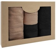 BAVLNENÉ UTERÁKY SOLANO SADA 2 KS 50X90 CM, 2 KS 70X140 CM VIACFAREBNÁ