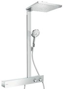 Hansgrohe Raindance E, sprchová súprava Showerpipe 300 s termostatom 600, EcoSmart 9 l/min, chrómová, HAN-27364000