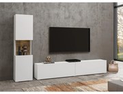 Obývacia stena malá Ava 09 biela/wotan