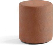 Taburet CASUAL, Ø 440 mm, látka CURA, medená