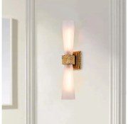 Elstead KRISTY-2WB-DG-OPAL-LED Kúpeľňové svietidlo KRISTY 2xG9/4W/230V IP44 medené