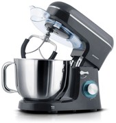 Berdsen 1400 W BD-756 3-v-1 planetárny mixér kuchynský robot 6 l Farba: čierno-strieborný