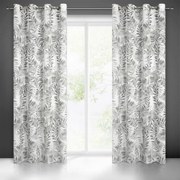 ZÁVES NA KRÚŽKOCH HARIET 140X250 CM VZOROVANÁ