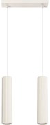 Sollux SL.1593 - Luster na lanku KARBON 2xGU10/10W/230V krémová