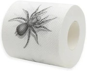 Toaletný papier s motívom pavúka