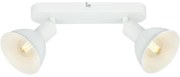 Briloner 2674-026 - Bodové svietidlo RETRO 2xE14/25W/230V biela
